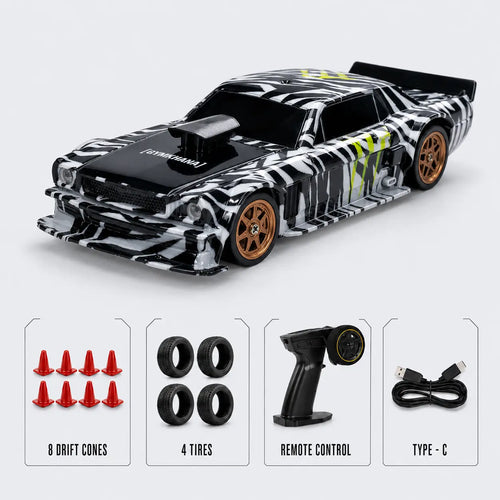 Ford Mustang Hoonicorn Black-White