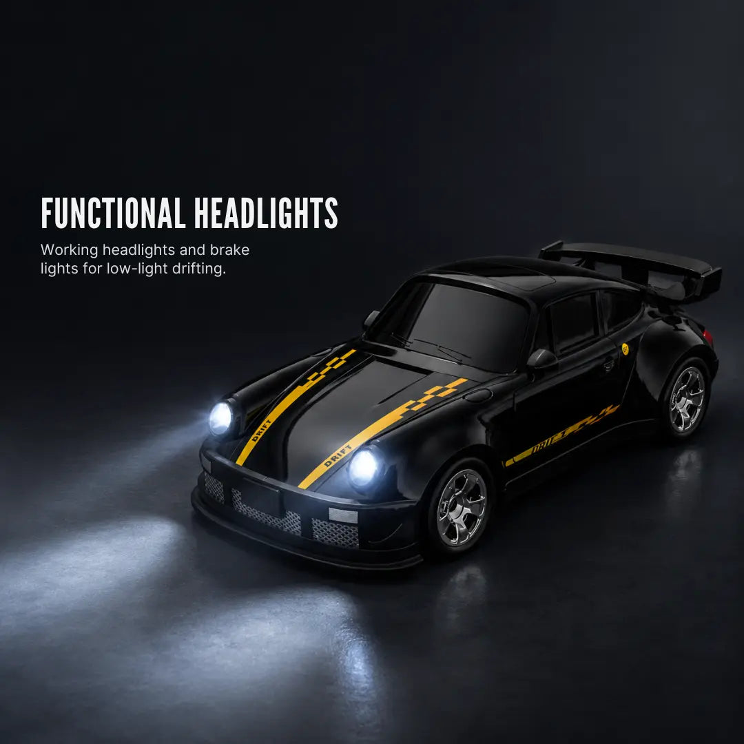 Porsche 911 Drift RC Car -Black