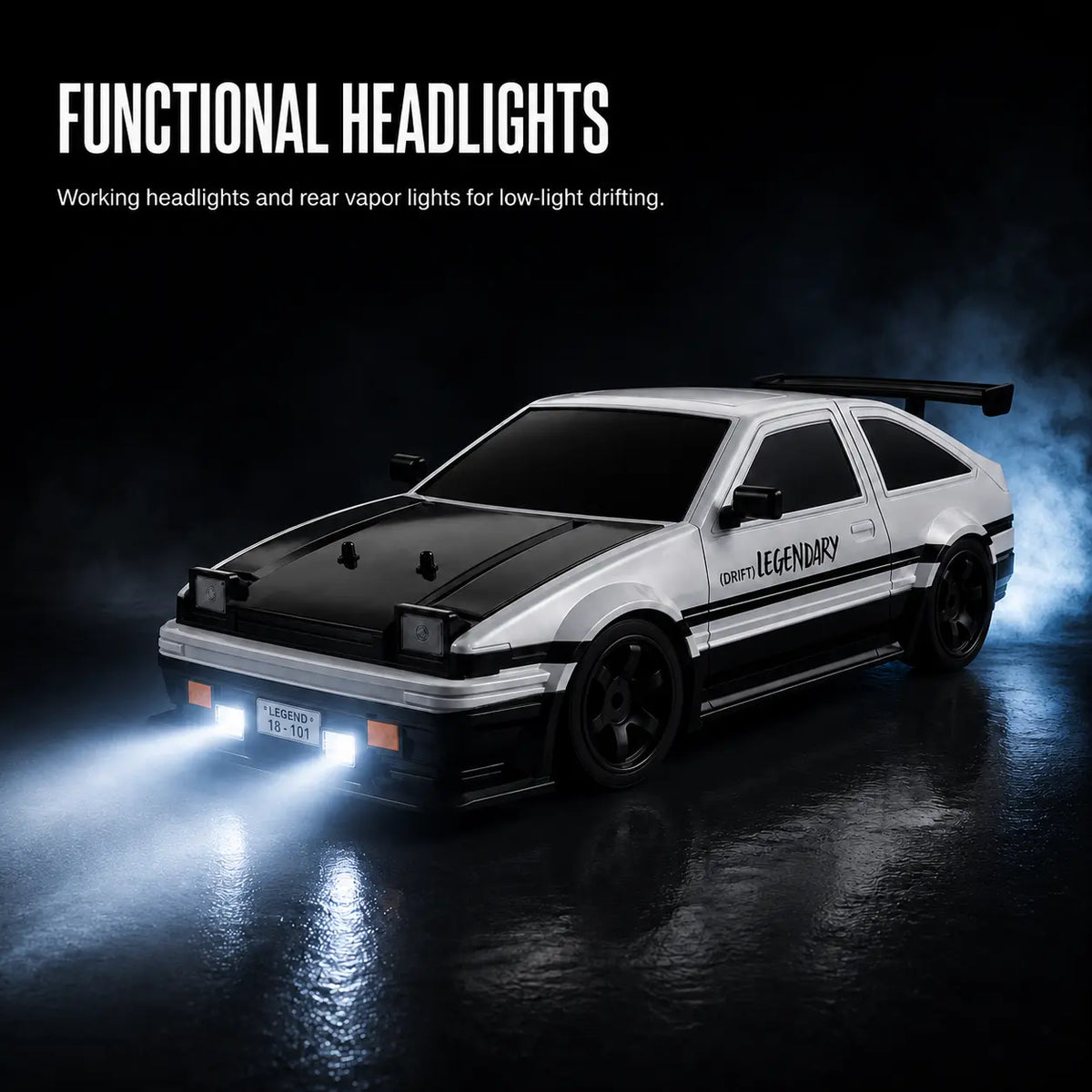 Vapor Hachi AE86 Panda - White/Black